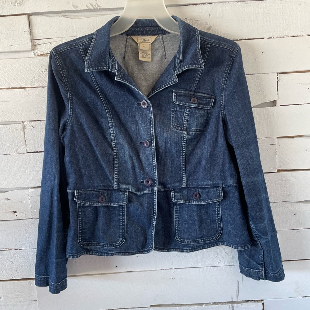 L.L. Bean Denim Jacket. Size L